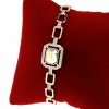 527 Bransoletka elegancka złota 17+2,5cm pozłacana 14k Xuping Austrian Crystal
